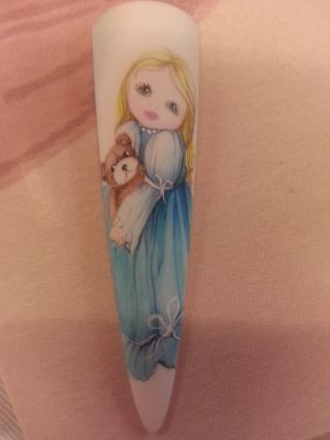 Décorations en aquarelle - les poupées